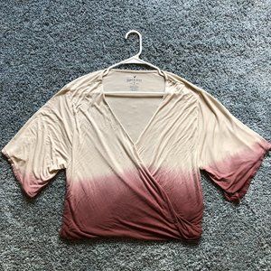 American Eagle soft & sexy wrap shirt
